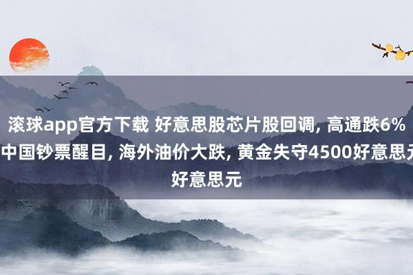 滚球app官方下载 好意思股芯片股回调, 高通跌6%, 中国钞票醒目, 海外油价大跌, 黄金失守4500好意思元