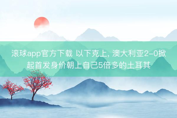 滚球app官方下载 以下克上, 澳大利亚2-0掀起首发身价朝上自己5倍多的土耳其